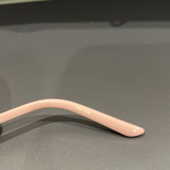 Preowned Prada Eyeglasses in color pink and gold tone. - Picture 11 of 14